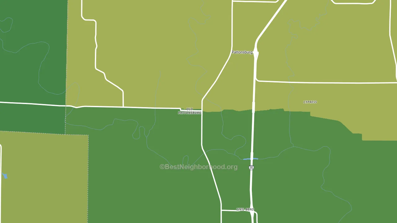 64670, MO block-group voter-turnout map