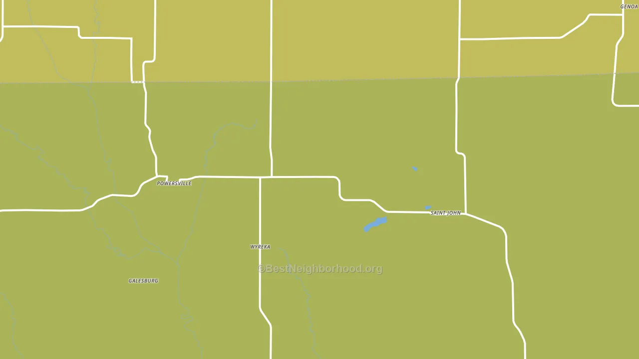64672, MO block-group voter-turnout map
