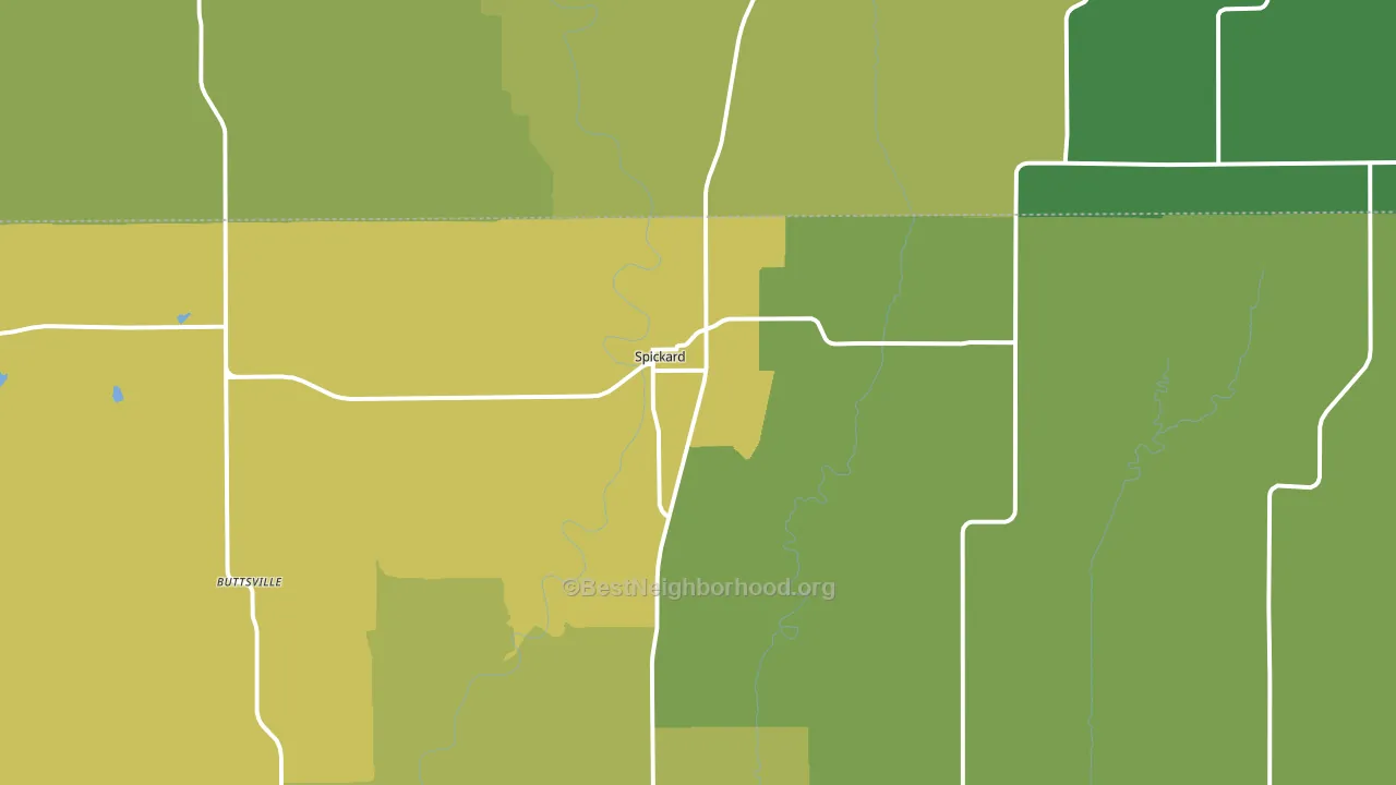 64679, MO block-group voter-turnout map