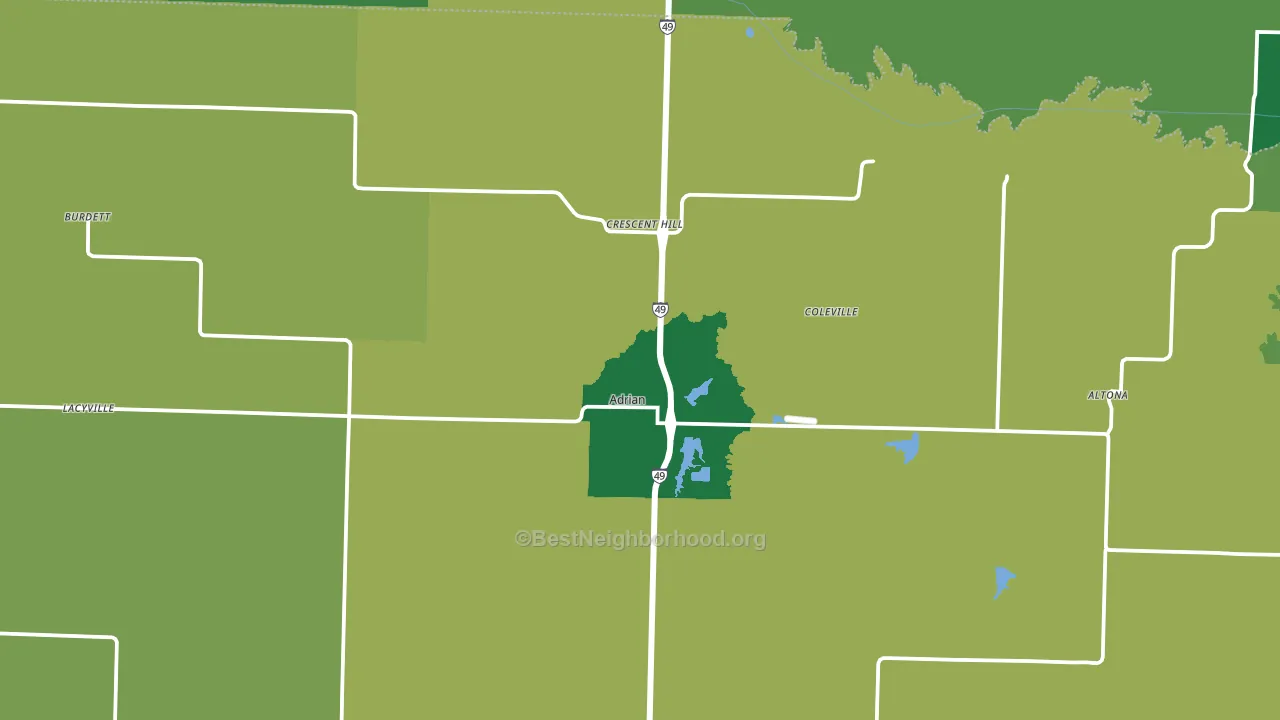 64720, MO block-group voter-turnout map