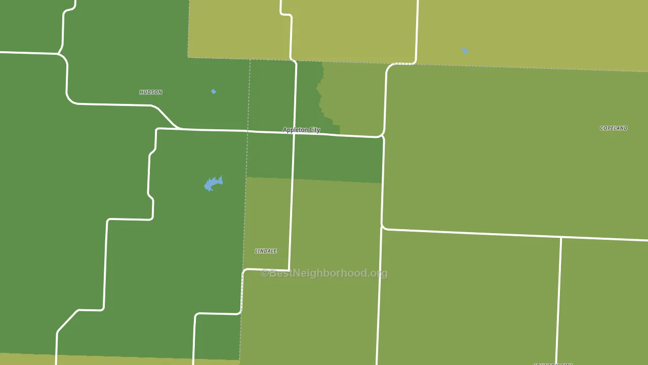 64724, MO block-group voter-turnout map