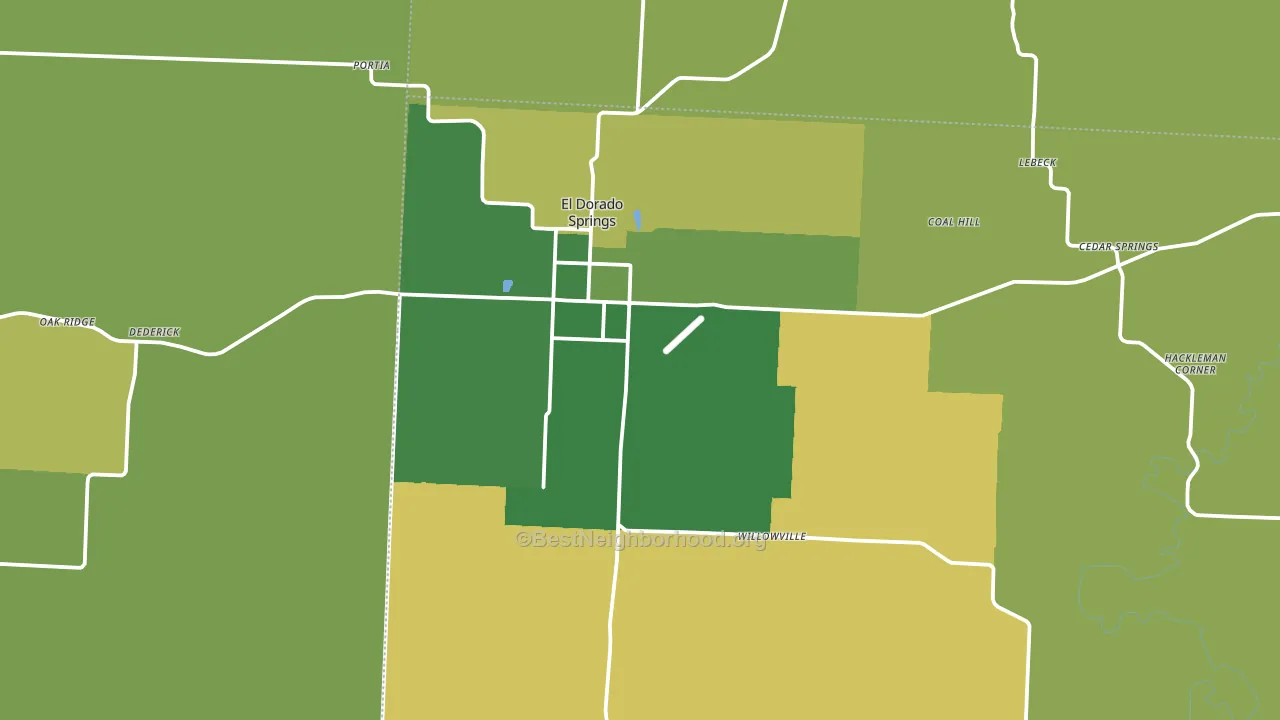 64744, MO block-group voter-turnout map