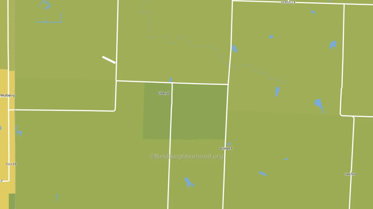 64762, MO block-group voter-turnout map