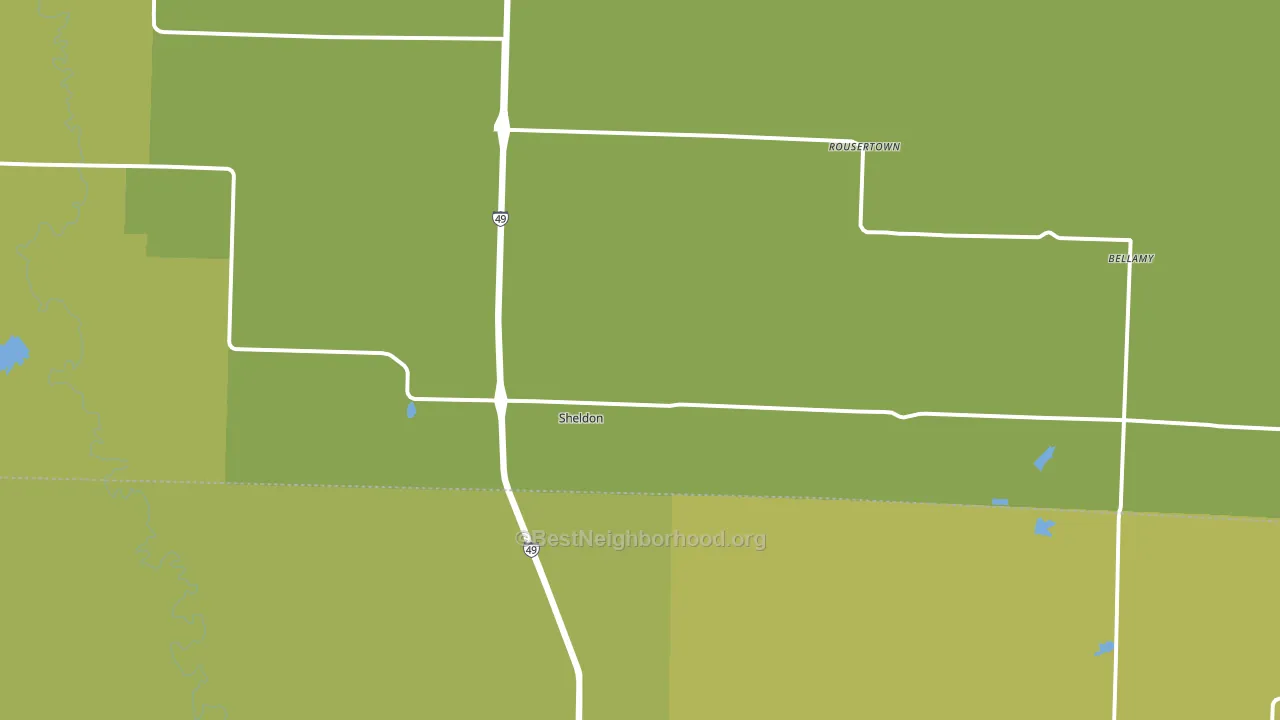 64784, MO block-group voter-turnout map