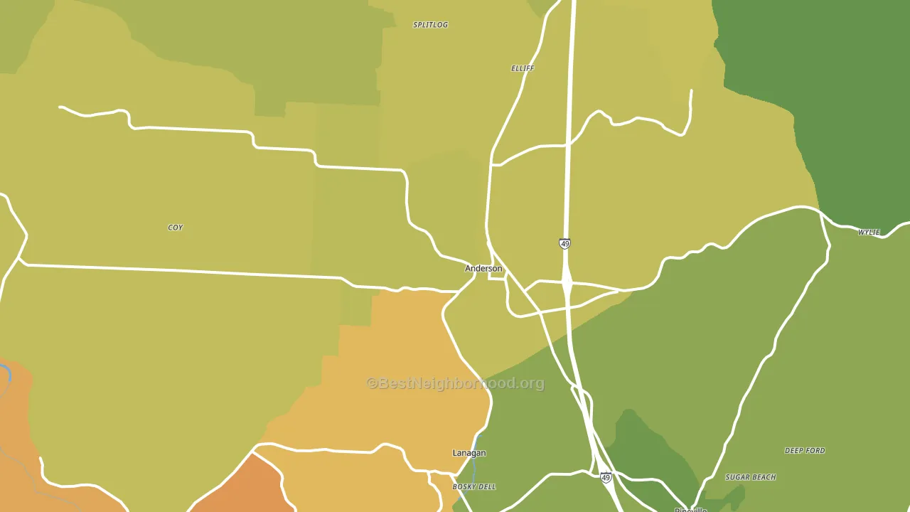 64831, MO block-group voter-turnout map
