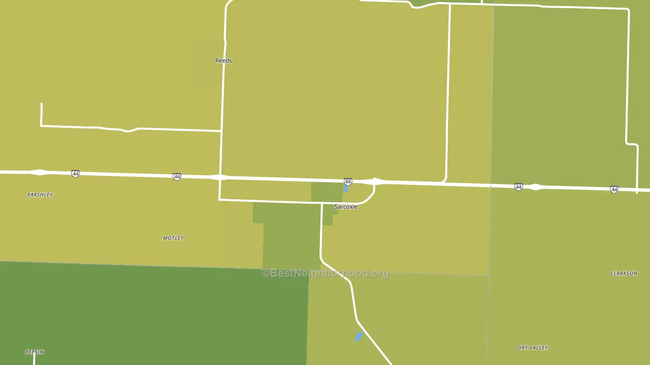 64862, MO block-group voter-turnout map