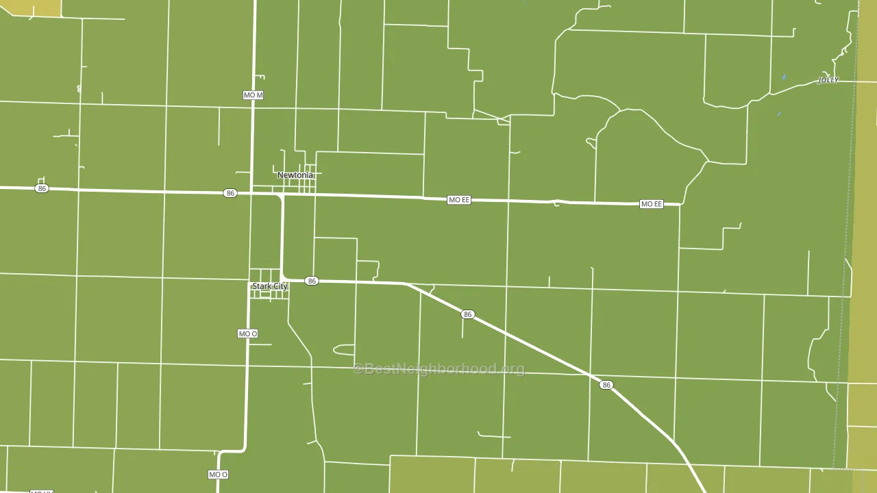 64866, MO block-group voter-turnout map
