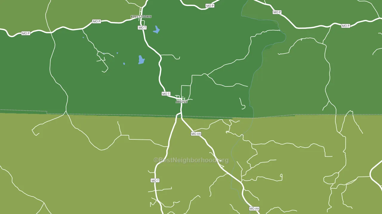 65001, MO block-group voter-turnout map