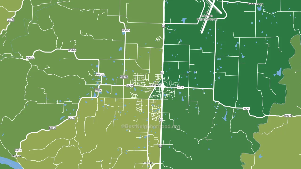 65010, MO block-group voter-turnout map