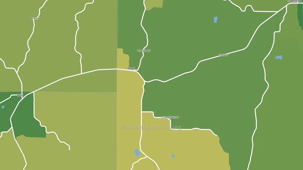 65014, MO block-group voter-turnout map