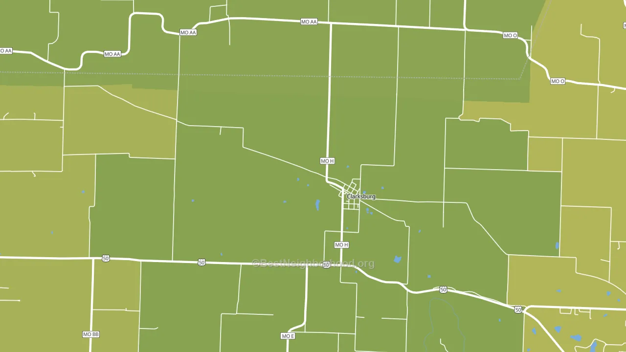 65025, MO block-group voter-turnout map