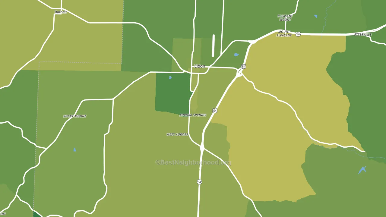 65026, MO block-group voter-turnout map