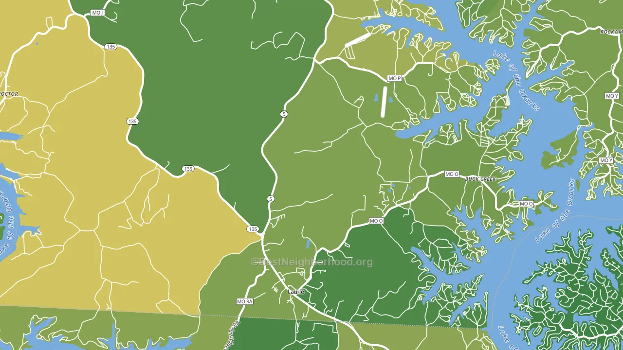 65037, MO block-group voter-turnout map