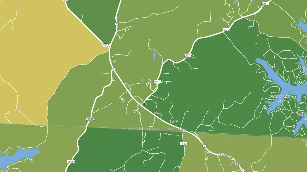 65038, MO block-group voter-turnout map