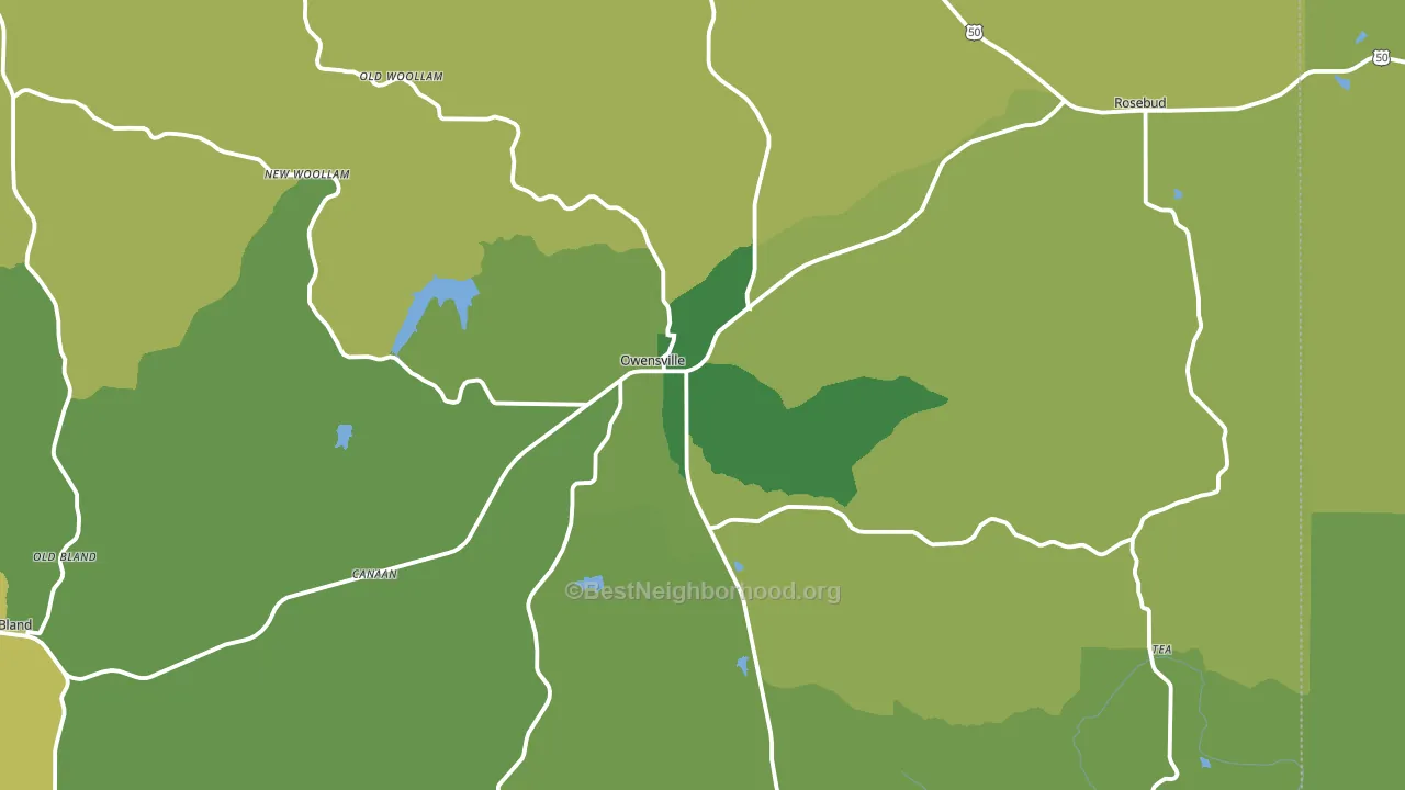 65066, MO block-group voter-turnout map