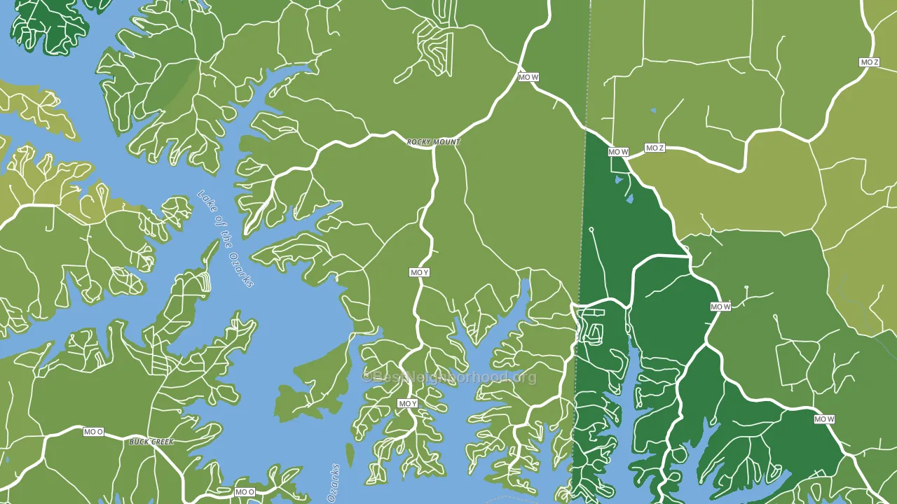 65072, MO block-group voter-turnout map