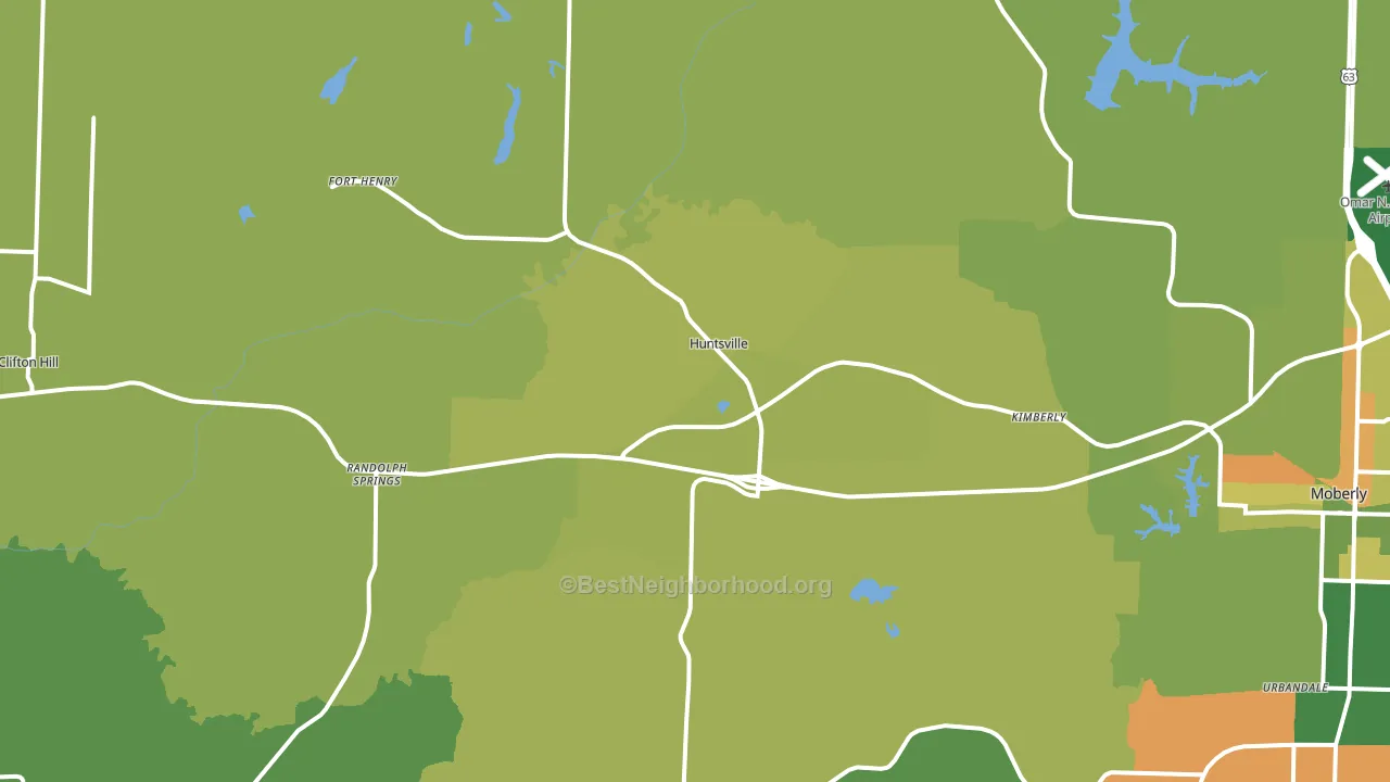 65259, MO block-group voter-turnout map
