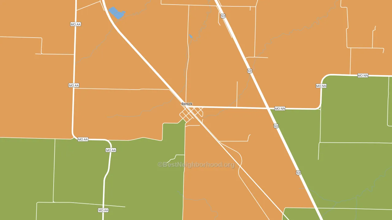 65278, MO block-group voter-turnout map