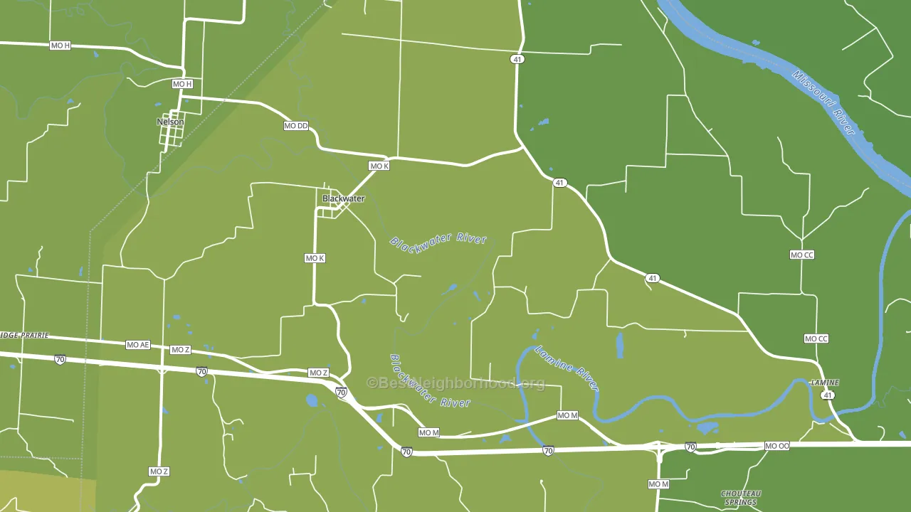 65322, MO block-group voter-turnout map
