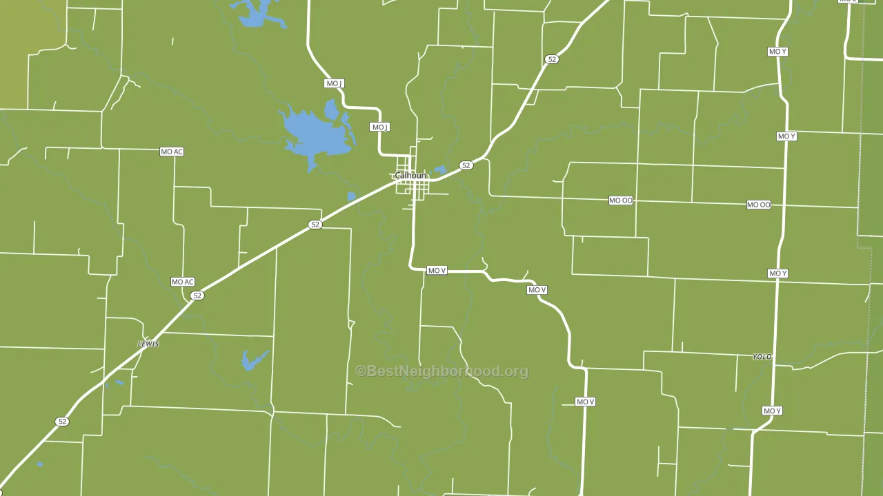 65323, MO block-group voter-turnout map
