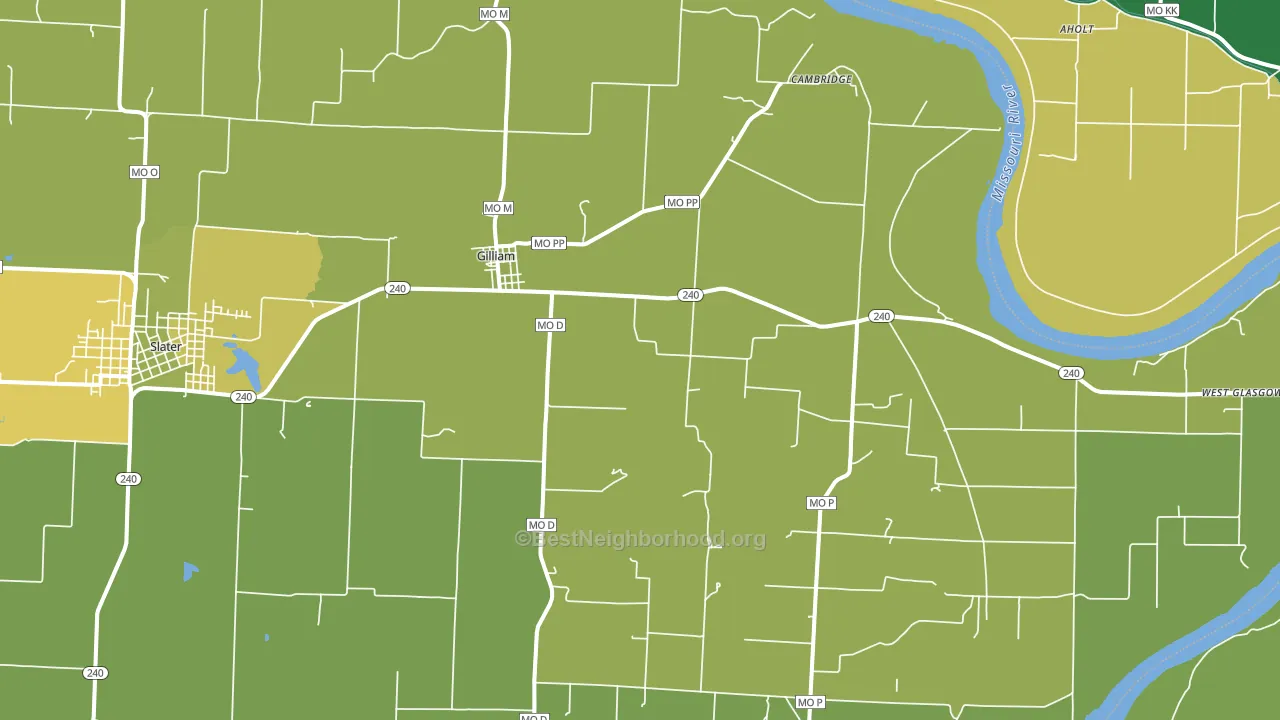 65330, MO block-group voter-turnout map