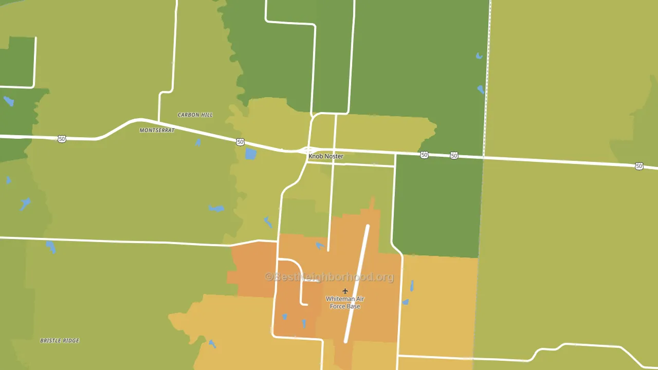 65336, MO block-group voter-turnout map