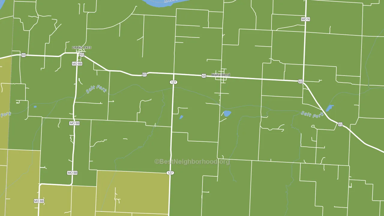 65339, MO block-group voter-turnout map
