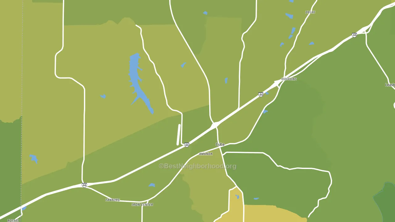 65453, MO block-group voter-turnout map