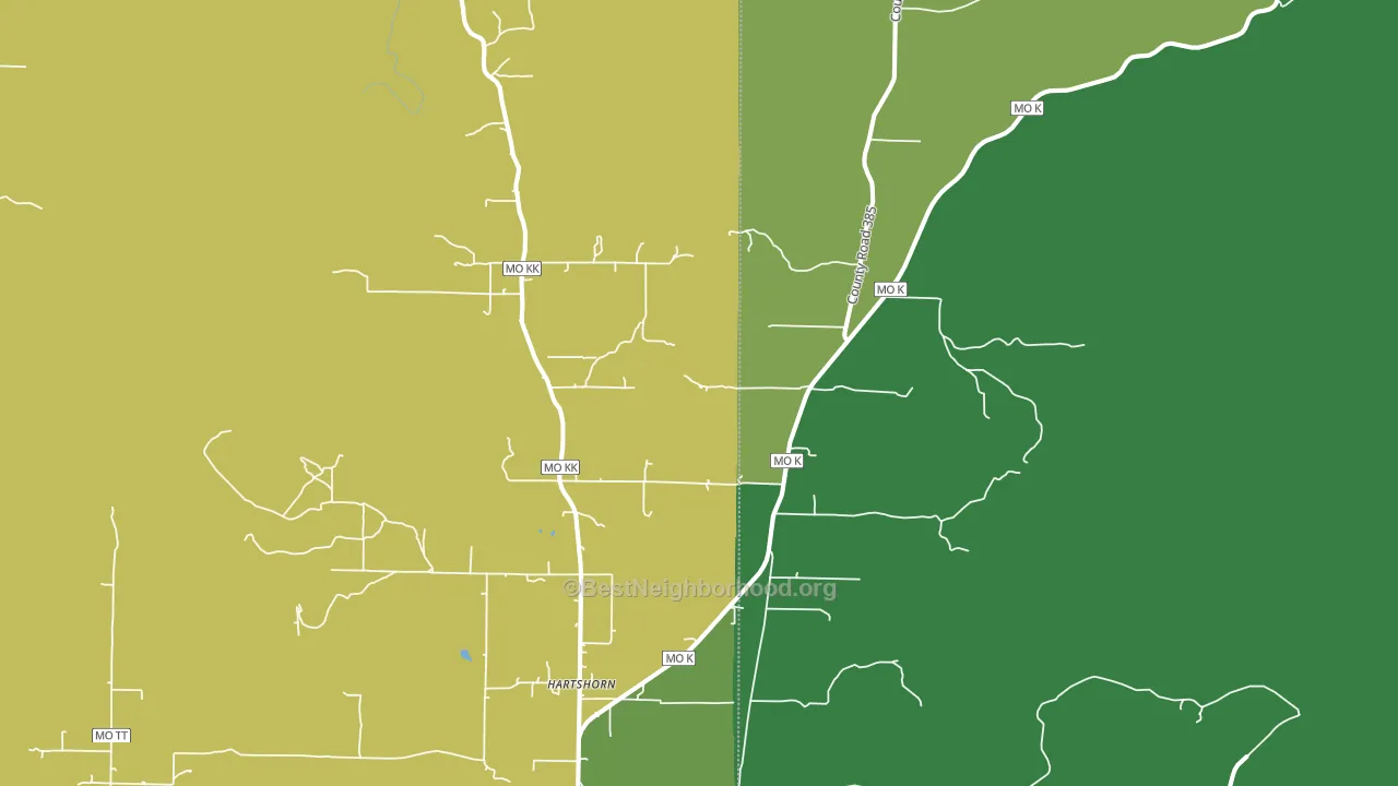 65479, MO block-group voter-turnout map