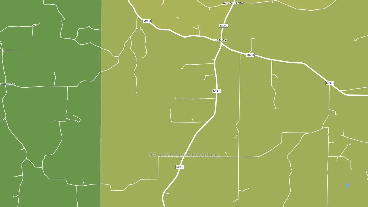 65541, MO block-group voter-turnout map