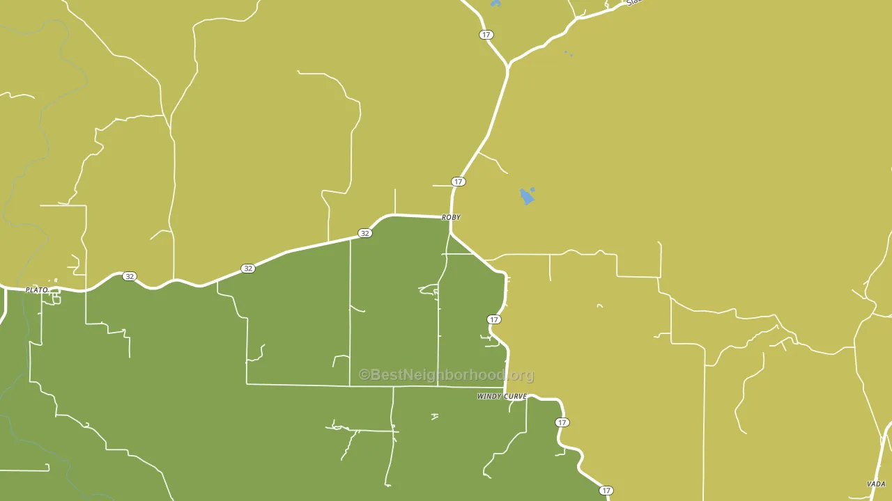 65557, MO block-group voter-turnout map