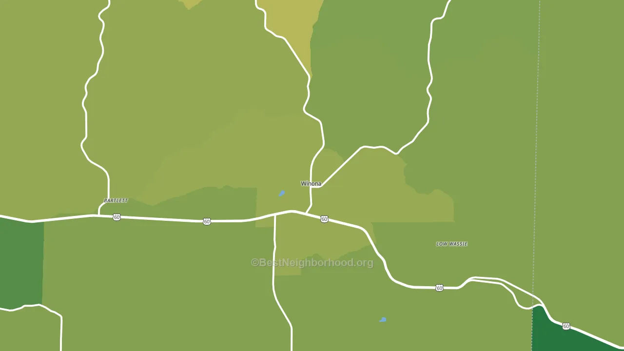 65588, MO block-group voter-turnout map