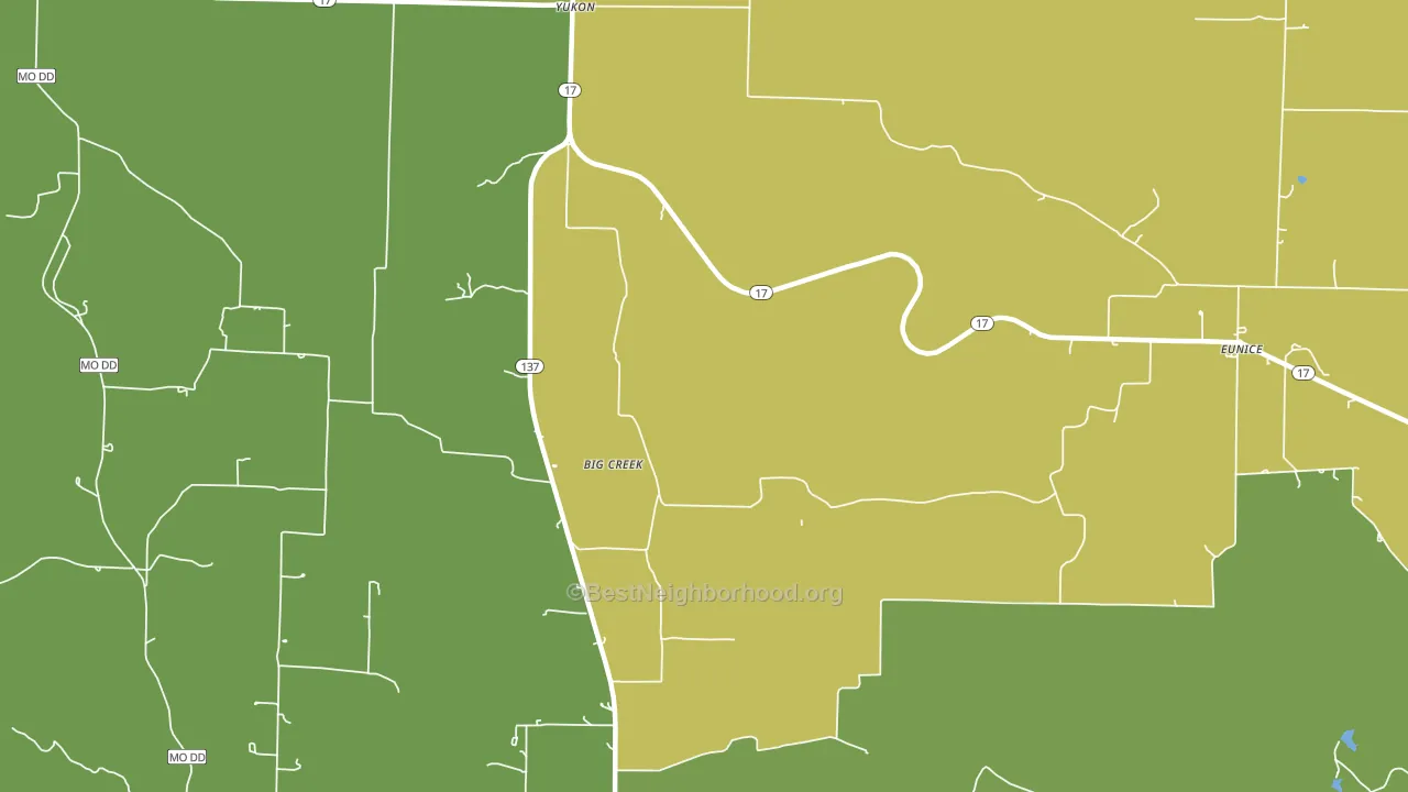 65589, MO block-group voter-turnout map