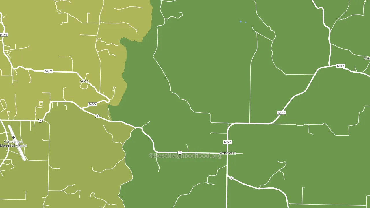 65591, MO block-group voter-turnout map