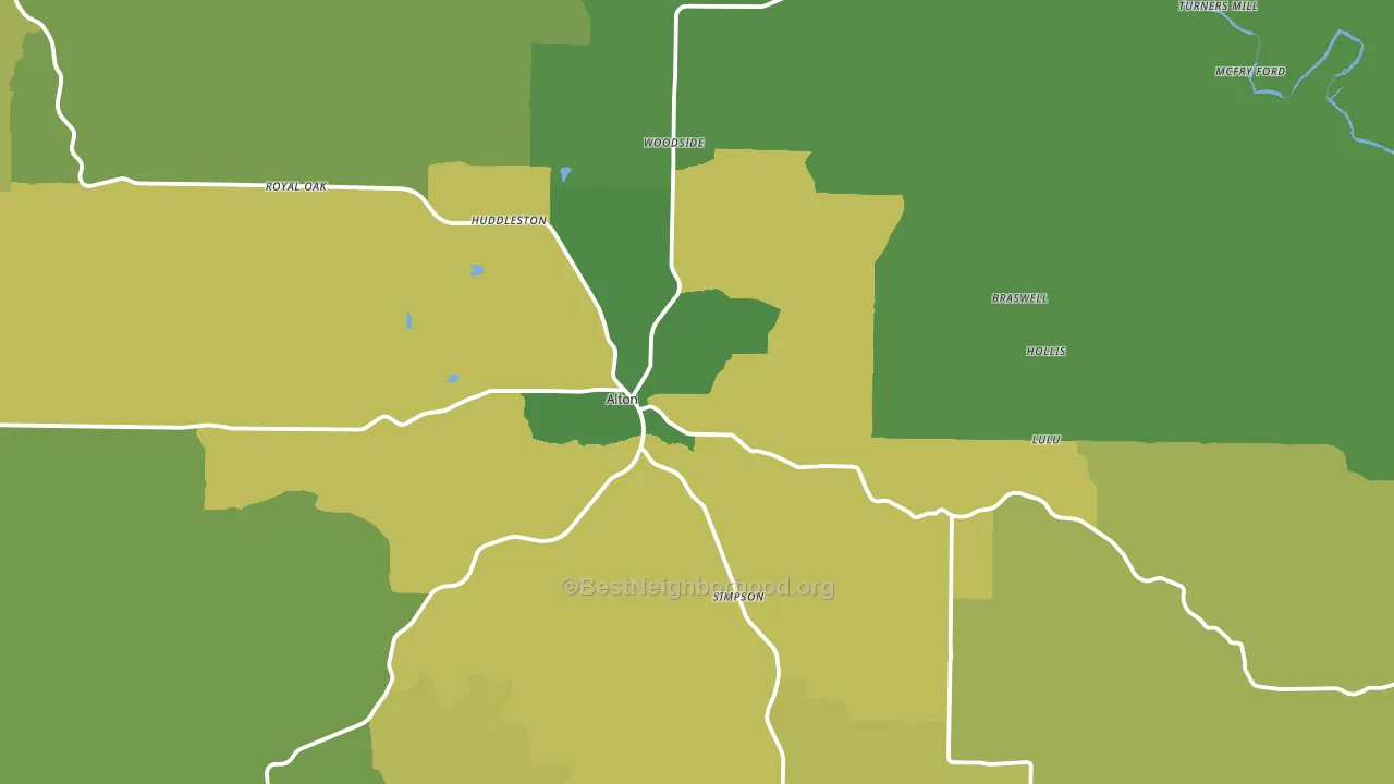 65606, MO block-group voter-turnout map