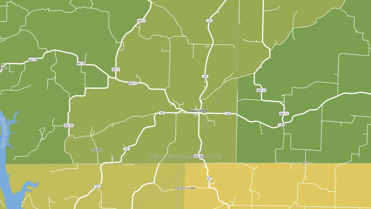 65609, MO block-group voter-turnout map