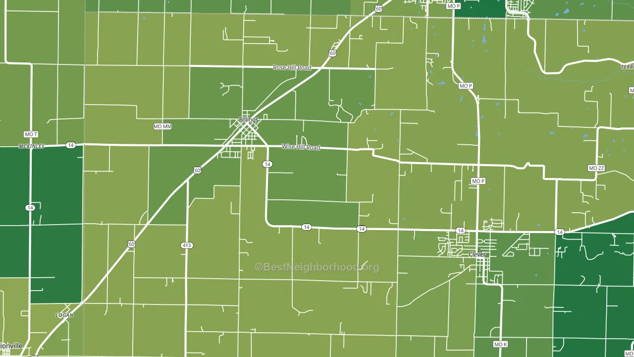 65610, MO block-group voter-turnout map
