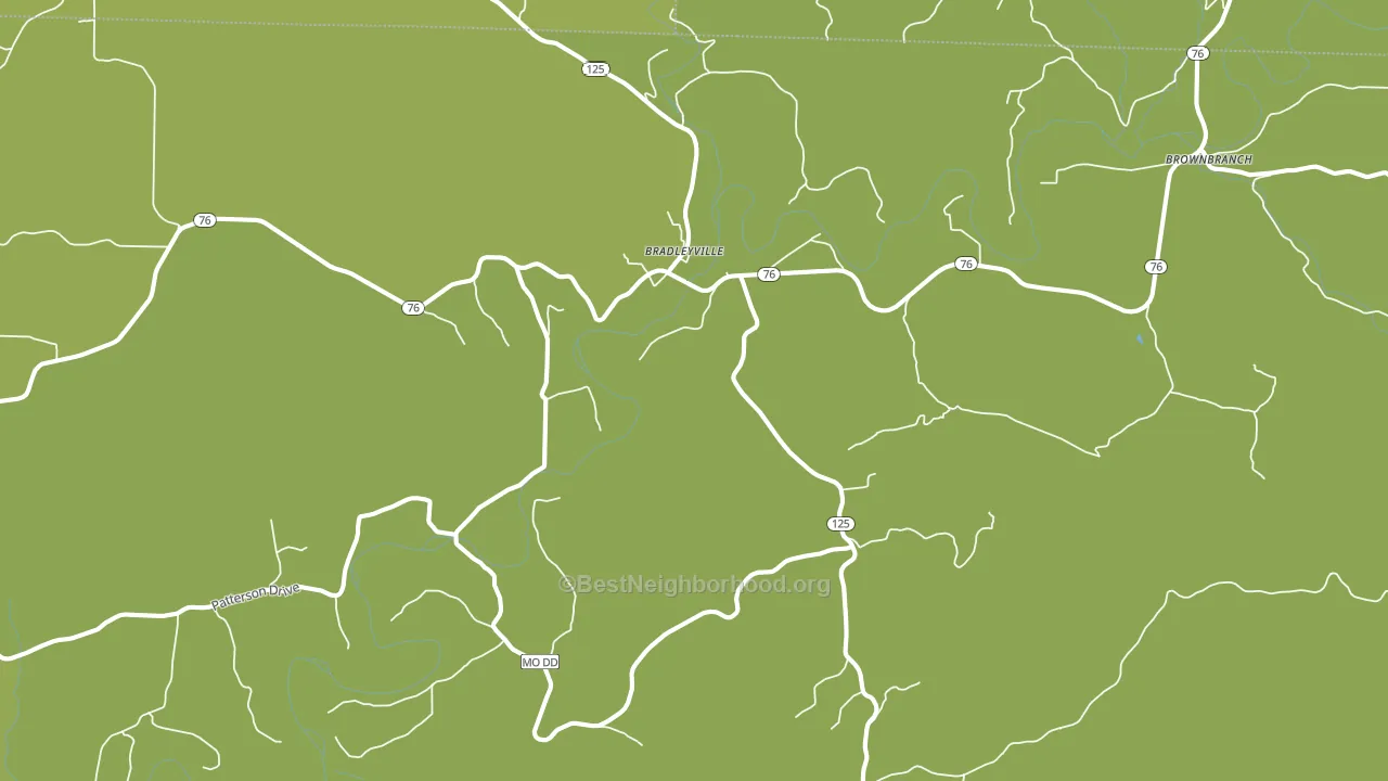 65614, MO block-group voter-turnout map