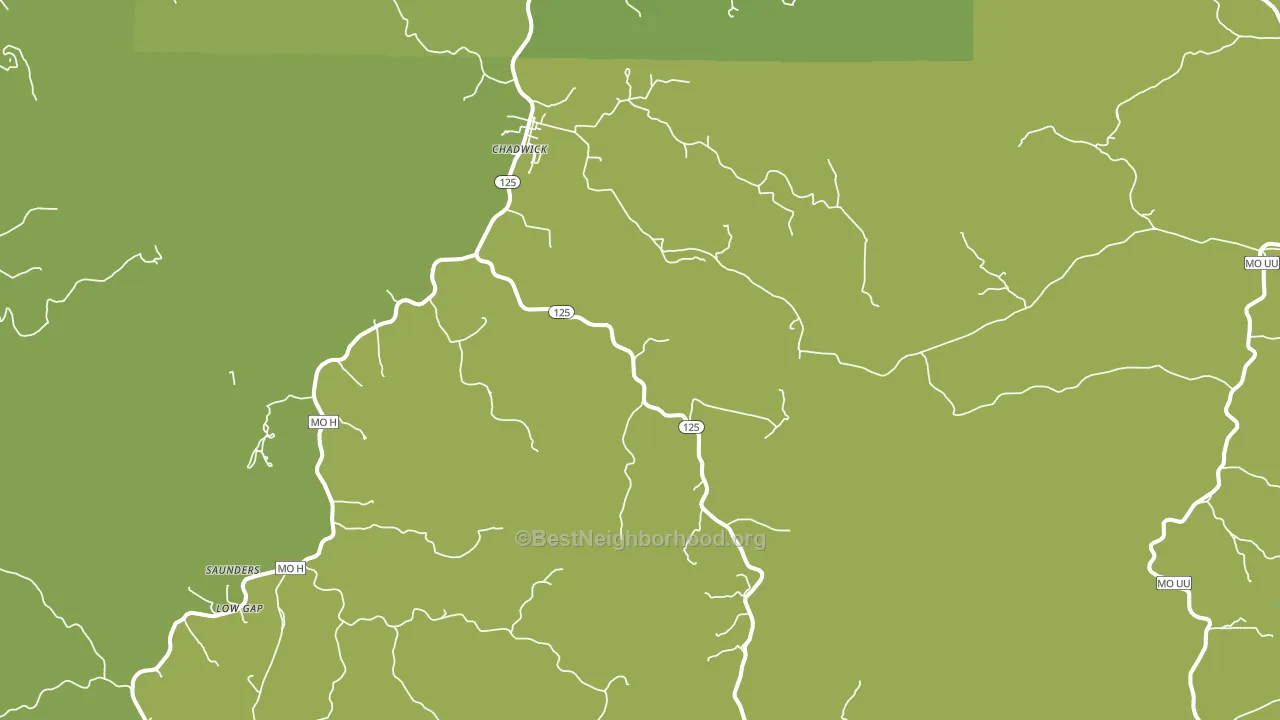 65629, MO block-group voter-turnout map