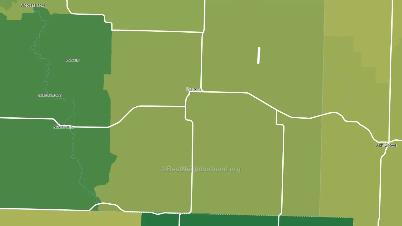 65646, MO block-group voter-turnout map