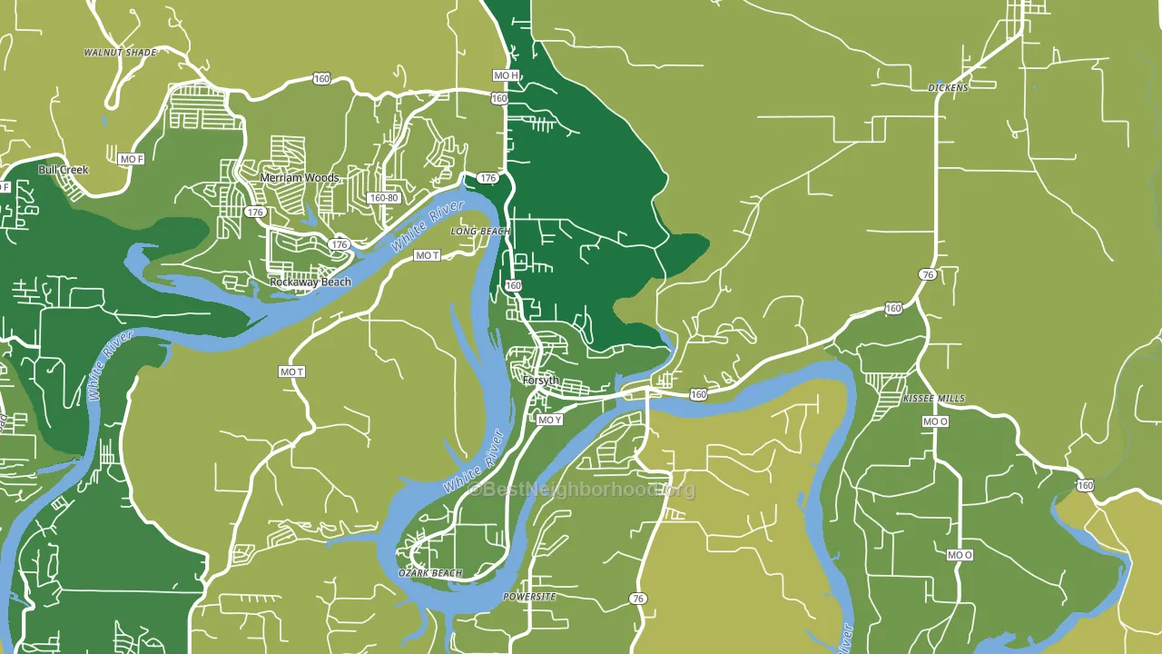 65653, MO block-group voter-turnout map