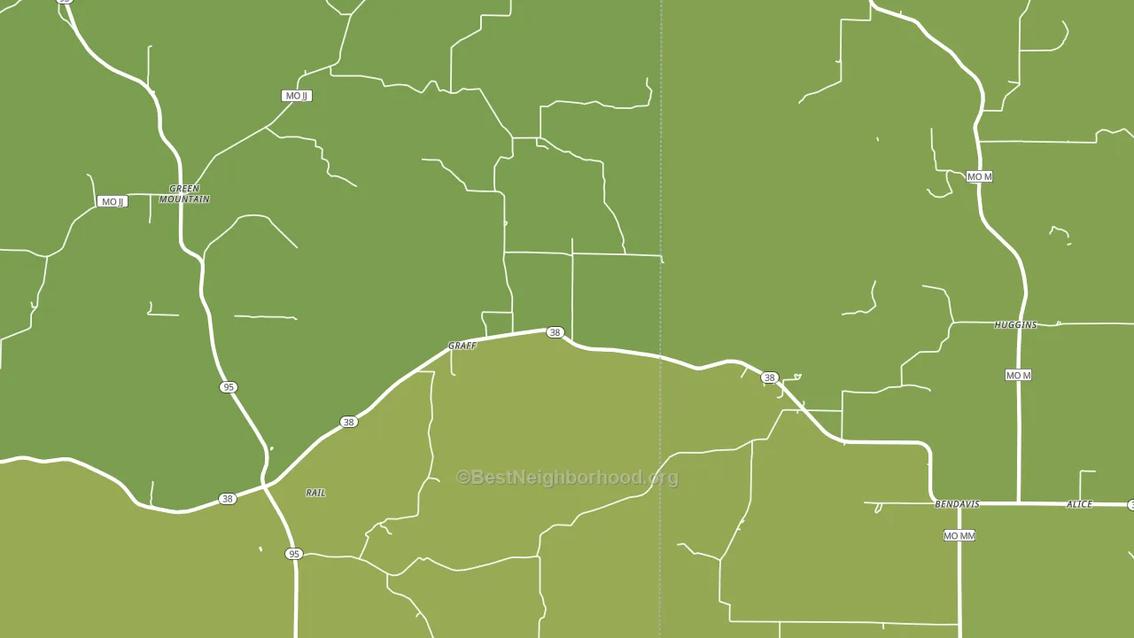 65660, MO block-group voter-turnout map