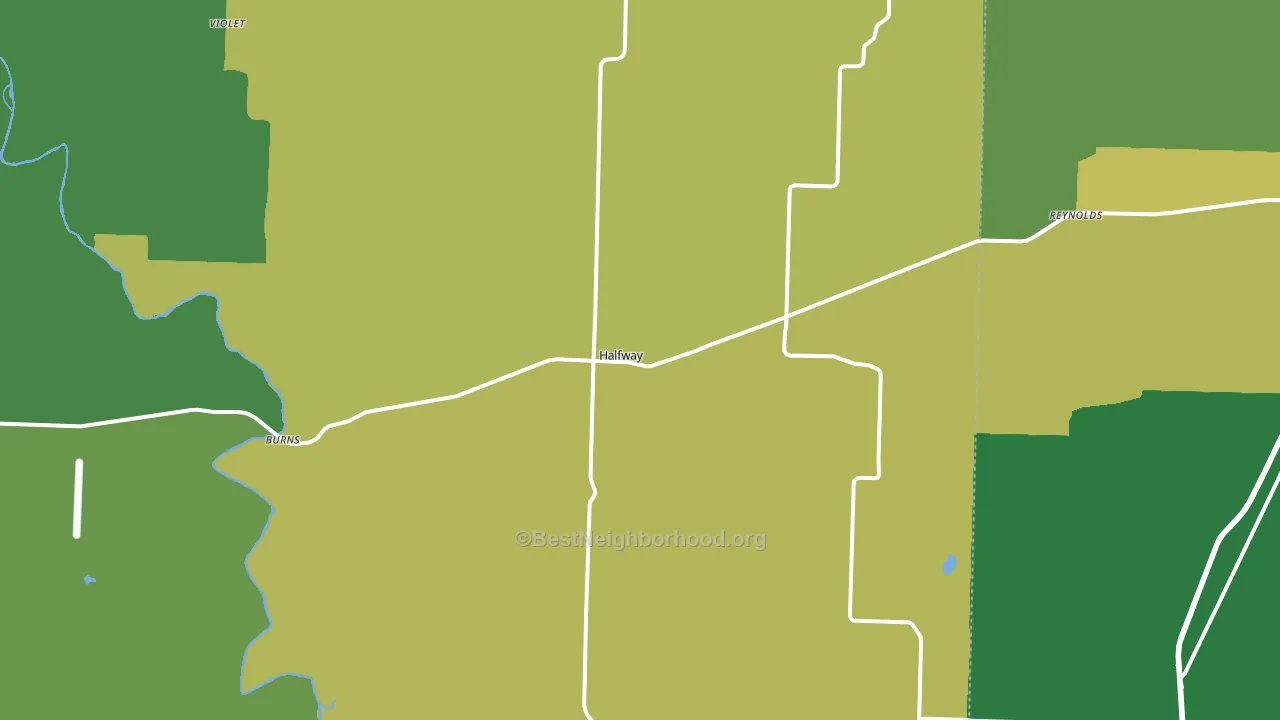 65663, MO block-group voter-turnout map