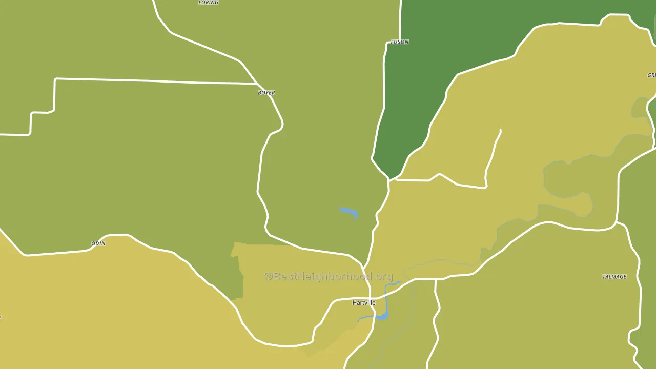 65667, MO block-group voter-turnout map