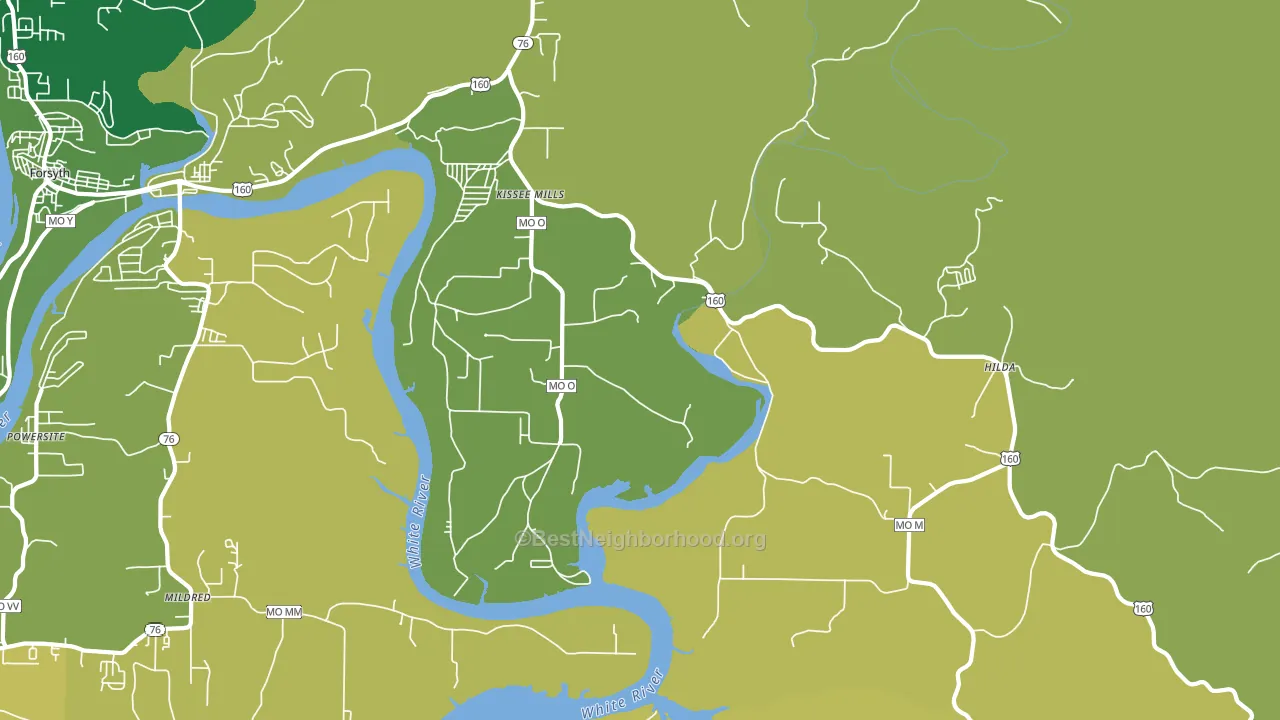 65680, MO block-group voter-turnout map