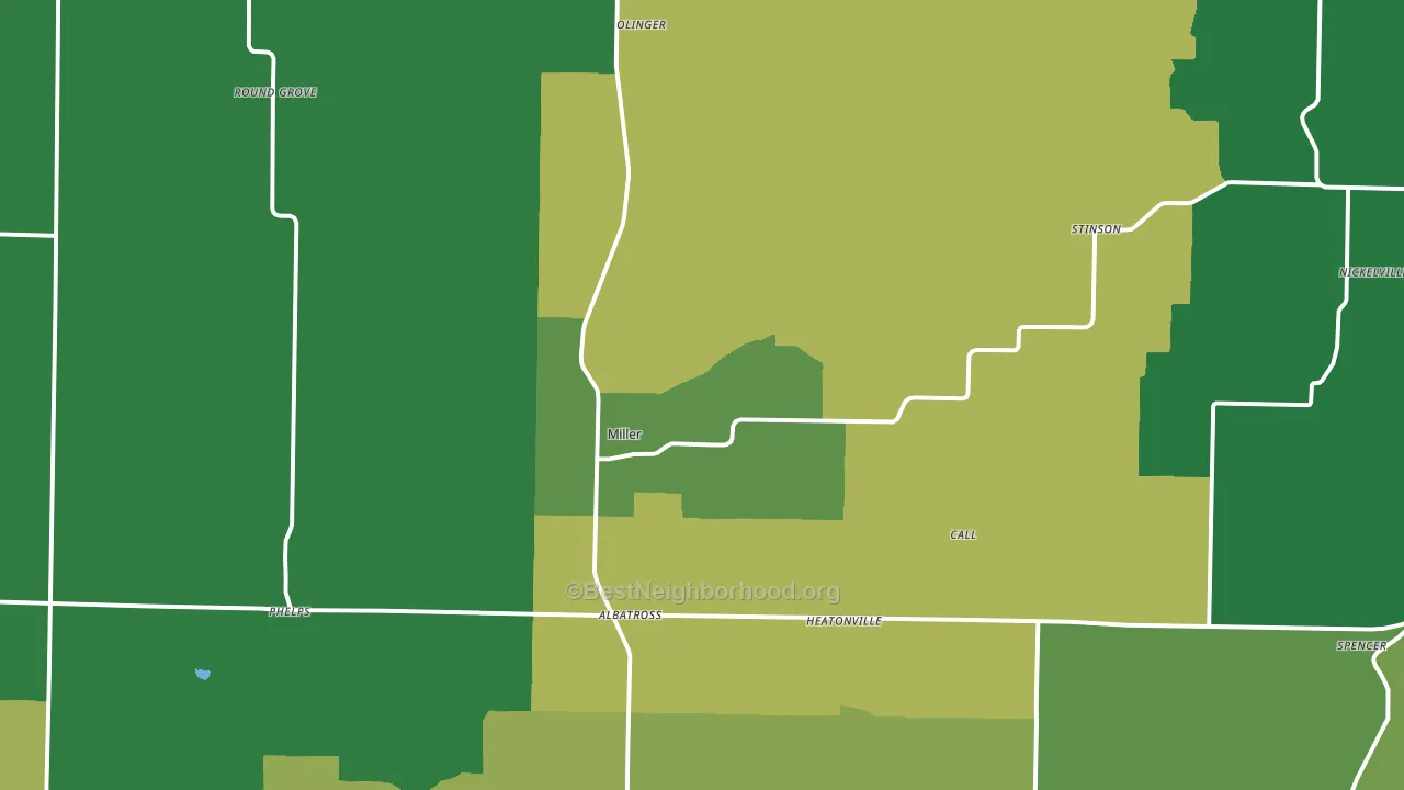 65707, MO block-group voter-turnout map