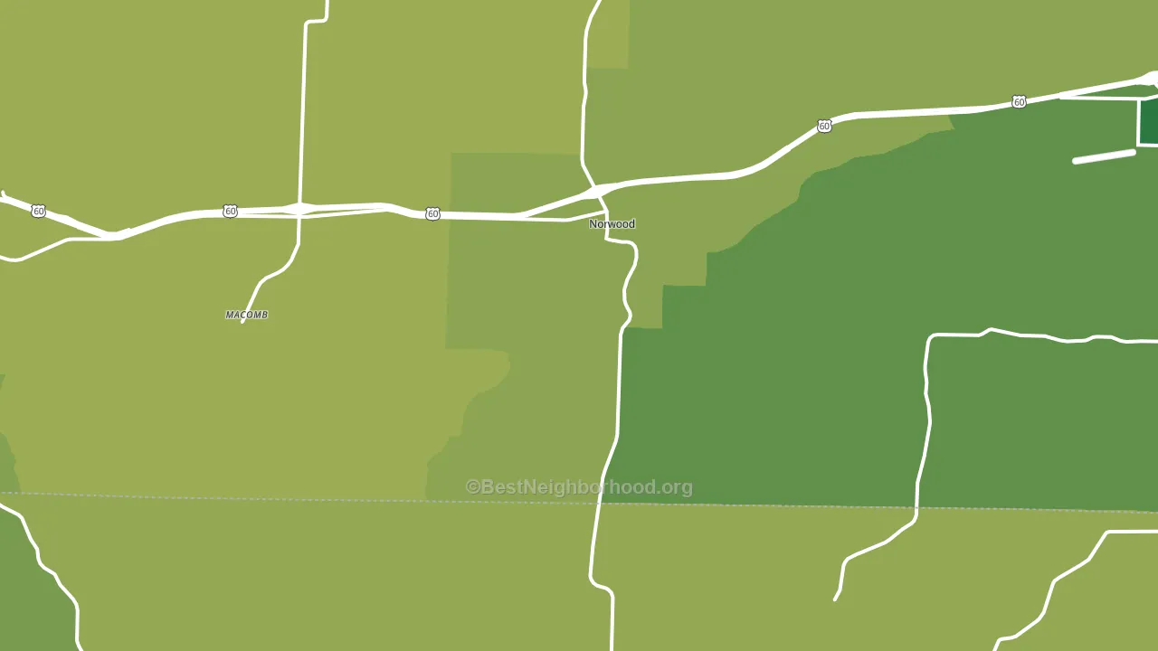 65717, MO block-group voter-turnout map