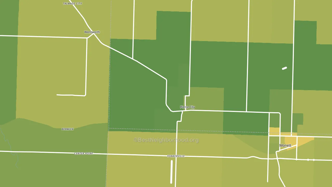 65723, MO block-group voter-turnout map