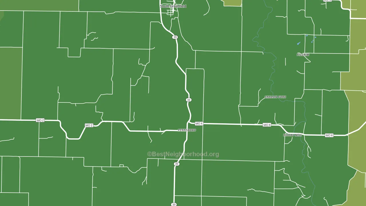 65752, MO block-group voter-turnout map