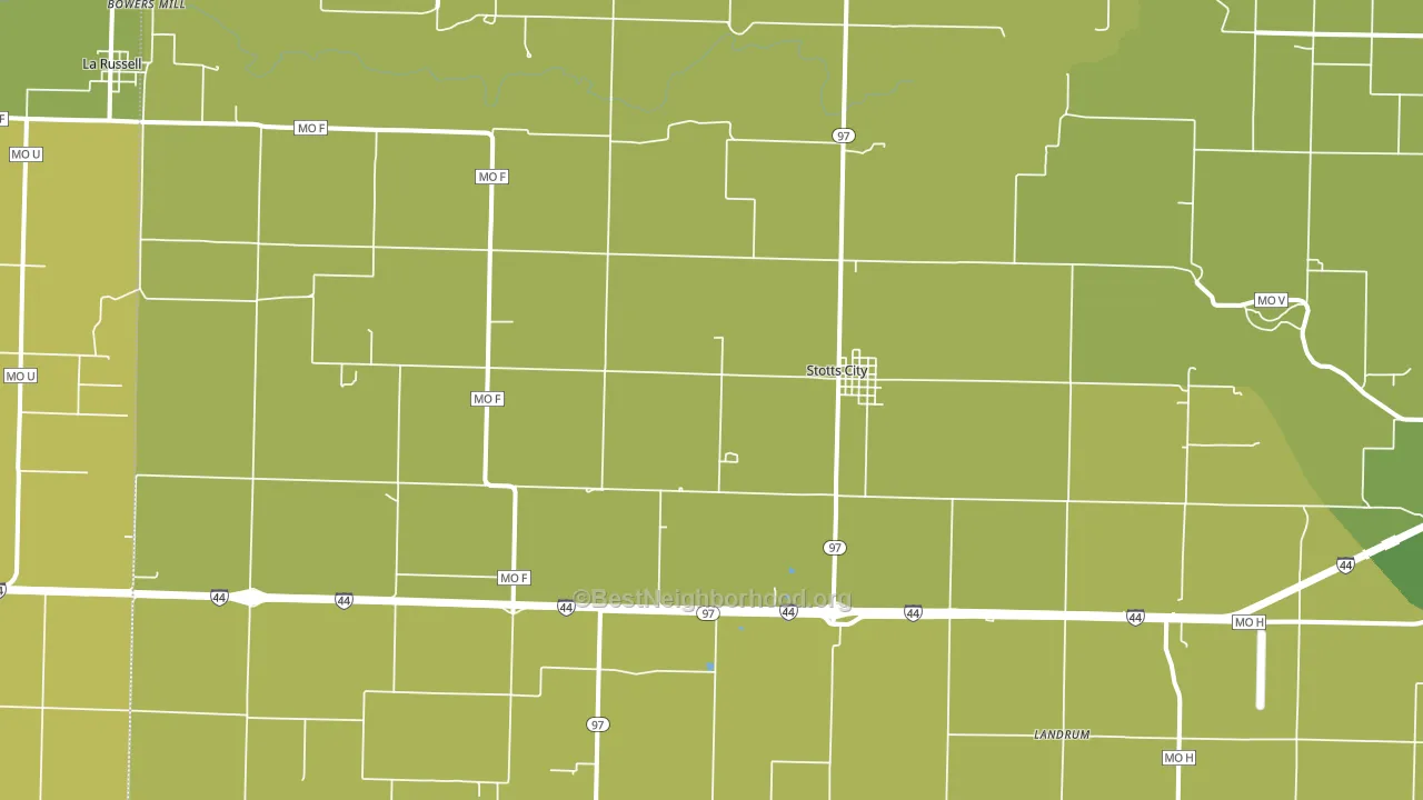 65756, MO block-group voter-turnout map
